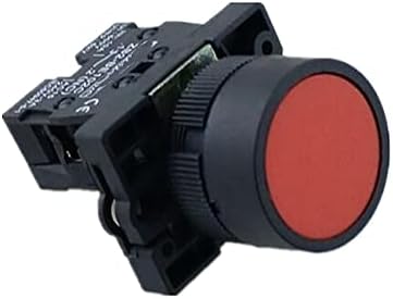 TWRQA 22 мм, 1 знак NO/1NC Незабавен бутон превключвател 600 10A ZB2-EA31 Червено, зелено, жълто, синьо, бяло и черно