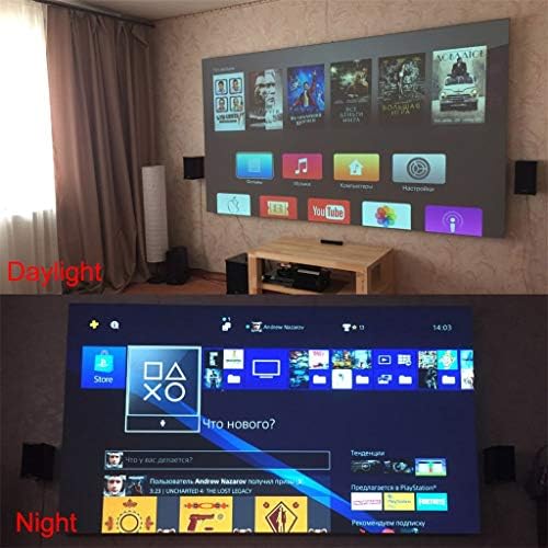 Прожекционен екран KXDFDC 16:10, 100 и 120 сантиметра от Светоотражающей тъкан Плат Прожекционен Екран за YG300 DLP LED Видео в прожектор (Размер: 30 см)