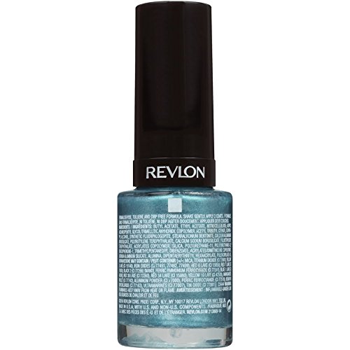 Revlon ColorStay Гел-лак за нокти Envy Longwear, с Вграден Базов слой и лъскава блясък, син / зелен, 340 Небе s The Limit, 0,4 грама