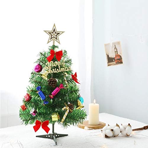 Ръчно изработени Коледно Дърво с Осветление, Коледна Украса, игри на Маса Мини-Декорация за Коледната Елха, Аксесоари