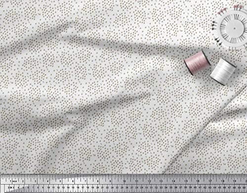 Памучен трикотажная плат Soimoi с музикални ноти, кърпа с принтом в парцела ширина 58 см