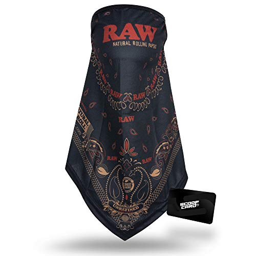 Маска за лице RAW Riders Обикновен размер | Черна Маска За лице с Червени Акценти в стил RAW Design | Множество Маска