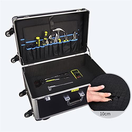 Кутия за инструменти Portabl Алуминиев Твърд Кутия за Инструменти Преносим Кутия за Съхранение на Инструменти, Калъф