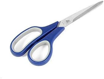 Aexit Синя Дръжка за Ръчни Инструменти Нож От Неръждаема Стомана За Шиене, Хартия Директни Ножици Ножица, Дължина 21