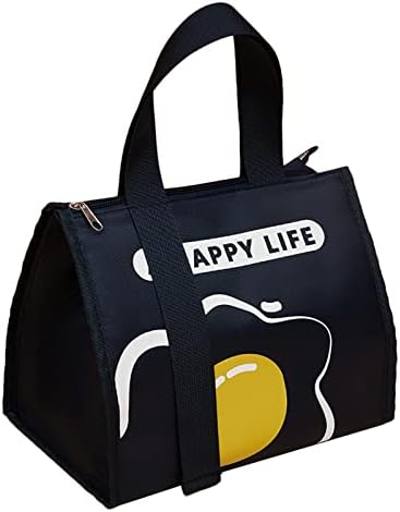 Чанта за обяд XIOS, Изолирано Термална Чанта За съхранение на продукти, Преносима Пътна Работна Кутия за Bento, твърда Пластмасова Подложка за Обяд-бокс (D, Един размер)