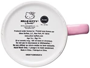Керамична Чаша Silver Buffalo Hello Kitty С дръжка във формата на Светещи точки, 20 Грама