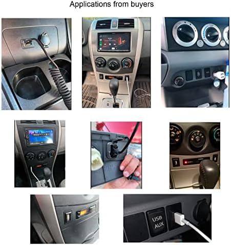 Зарядно устройство MOTONG за мъже и жени с USB-кабел за Toyota VIOS/ALTIS (35 * 24 мм)