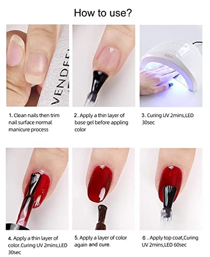 Комплект от Лак за нокти FZANEST Jelly Млечния Gel, Впитывающийся LED UV-Гел-Лак, Прозрачен Лак За Дизайн на Ноктите, Маникюр, Определени