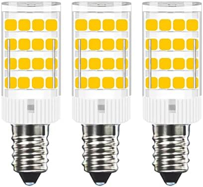Greeogin E14 Led крушка с мощност 4 W, Европейска Базова лампа E14 120 В, Топъл Бял 3000 До, Еквивалентна Лампа с нажежаема