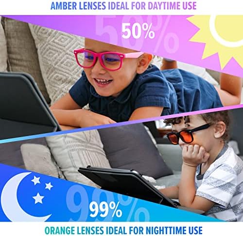 Защитни Очила DefenderShield Kids с Блокиране на Синя Светлина за Компютри, мобилни устройства, видео игри, Гейминга