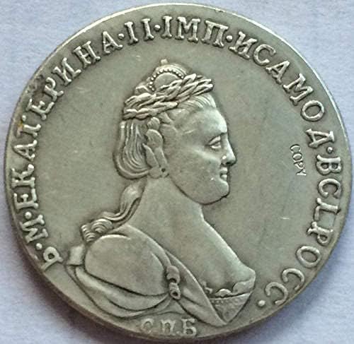 Монета на Повикване Русия 20 Цента Екатерина II 1784 Копирни Монети Колекция от копия на Подаръци Колекция от монети