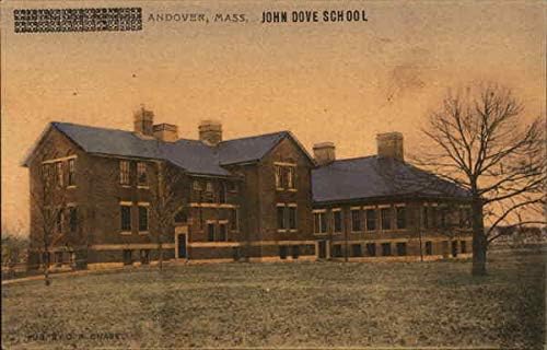 Училище Джон Доува Andover, Масачузетс, Масачузетс Оригиналната Антични Картичка
