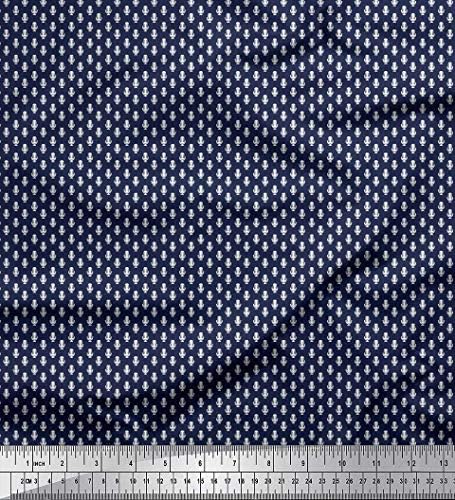 Плат от futon трикотаж Soimoi, кърпа с принтом за ризи и микрофон ширина 58 см