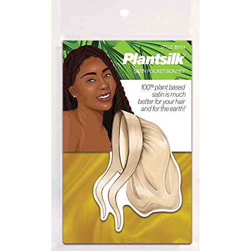 Шапка с джоб от сатен Plantsilk За здрава коса на растителна основа