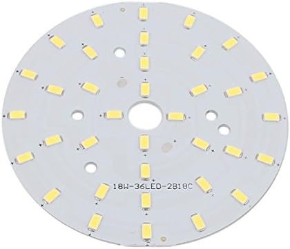 Qtqgoitem 2 елемента с диаметър 100 мм и 18 Вата 36 светодиода 5730 Висока мощност SMD Чисто бял led тавана лампа (модел: 638 8a9 b12 5fd 408)