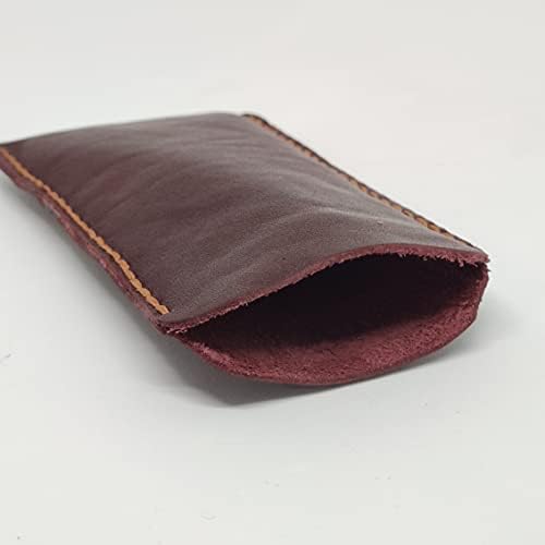 Чанта-кобур от естествена кожа за Xiaomi Mi Mix Alpha, Калъф за вашия телефон ръчна изработка от естествена кожа, Кожен Калъф-чанта за носене на поръчка, Вертикална Мека Кож?