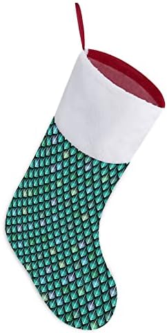 Люспи На Дракона Зелена Коледа Отглеждане На Коледни Чорапи Чанта За Дома Семеен Коледен Декор