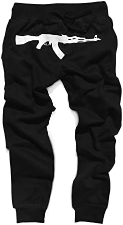 Мъжки Джоггеры Hastamuerte за бягане - Спортни панталони на Класически дизайн AK за мъже