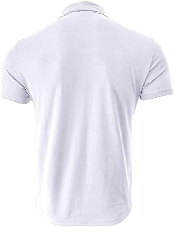 Мъжки Ризи с Имитация на Turtlenecks и Къс Ръкав, Основни Тънки Тениски, Обикновена Тениска, Лек Пуловер, Топ