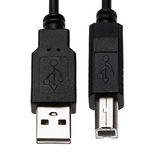 USB кабел B с дължина 3 метра, за пренос на данни /захранване за DJ Midi-контролери, Клавиатури, Сэмплеров, накладки ефекти, Синтезатори Numark, Pioneer, Native Instruments Traktor, Akai за Dell HP