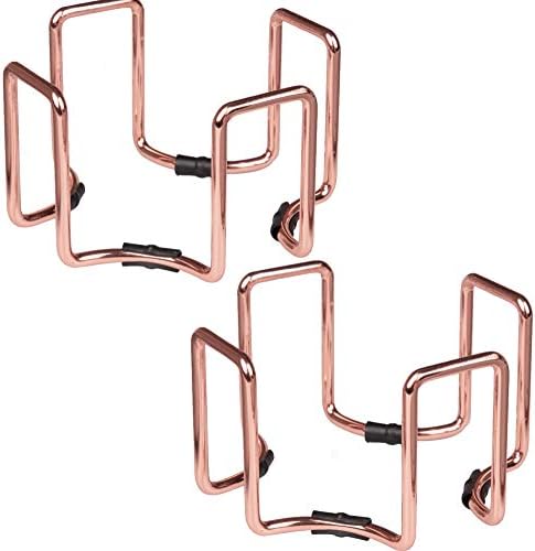 Метални подложки Octagon от розово злато (комплект от 2 броя)- Идеални за каботажните от 4 до 4,25 -Отлични за организация
