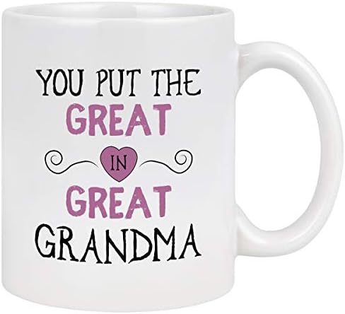 Бабушкина Кафеена чаша, която ще ви постави на баба, Подаръци за Деня на майката за баба на Внучка, Внук, Бабини подаръци,