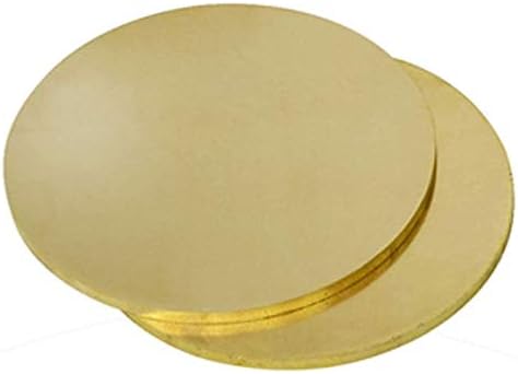 Латунная плоча на Месинг диск Кръгла плоча Ламарина медна сплав Плътен кръг с Дебелина 2 мм и се Използва за провеждането