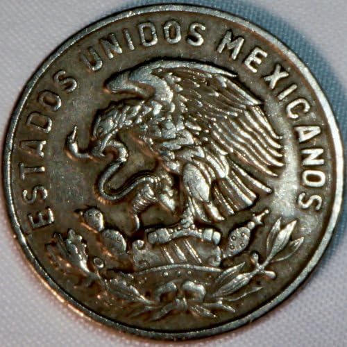 Рядко са подбрани монета от 1956 г., Мексико, 50 centavos, Отлично състояние: се виждат много фини детайли