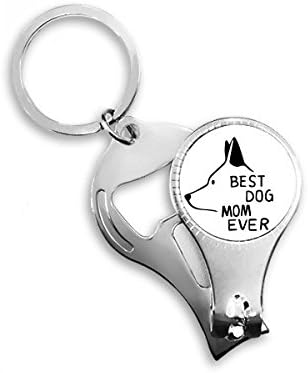 Най-доброто Куче на Майка Някога Цитировала направи си САМ Дизайн Ножица За Нокти Халка Ключодържател Отварачка за Бутилки