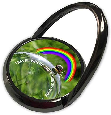 Дизайн 3dRose Alexis - Забавно охлюв - Охлюв в сапунен мехур. Rainbow. Пътуването до мястото, където свършва Дъгата - Телефонно обаждане (phr_320882_1)