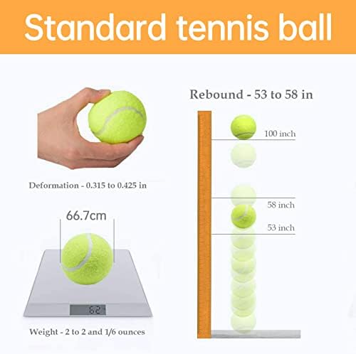 Тенис топки Magicorange, Усещат Обикновените Топки за Тенис Под Налягане, Спортни Тенис Топки, Спортни Топки (9 Кутии, 27 топки)