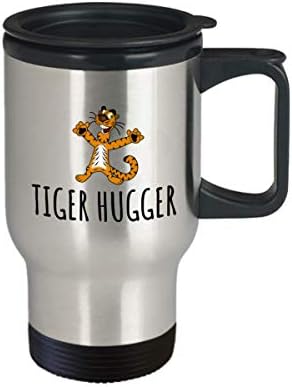 Забавна Чаша с Тигър - Скъпа Чаша за пътуване с Тигър - Стилен подарък с Тигър - Подарък Любовник Тигър - Обниматель