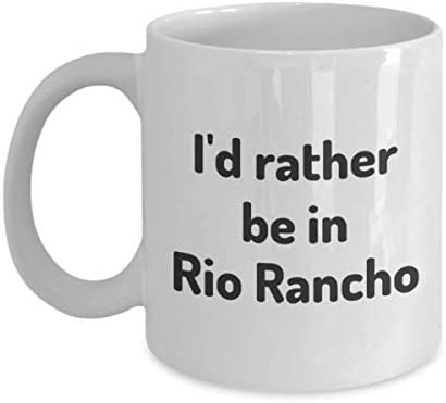 Предпочитам Да бъда В Рио Ранчо Чаша Чай Пътник Колега Един Подарък от Ню Мексико Чаша За Пътуване Подарък