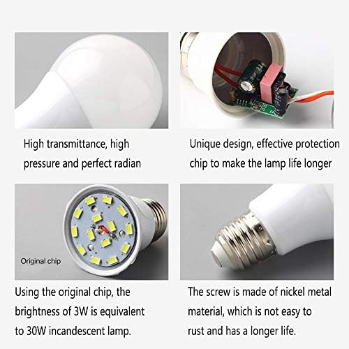 Ниско напрежение led лампи KONPWAY 12 - Топло бяло 10 W (само за 12-36 В), опаковка от 2