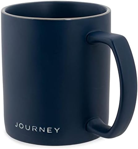 Lighthouse Christian Products Simply Yours Journey Кафеена чаша от керамични гранитогрес с тегло 18 грама, опаковка от