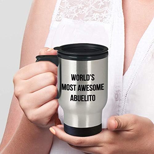 Най-красивото в света чаша за пътуване Abuelito - Коледни подаръци за Свети Валентин - най-Добрите Персонални Лични подаръци