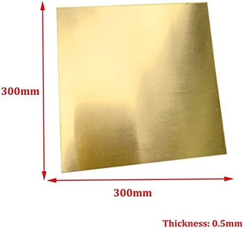 Меден лист YIWANGO Cu Метални Медни листа (Размер: 0,5 мм)