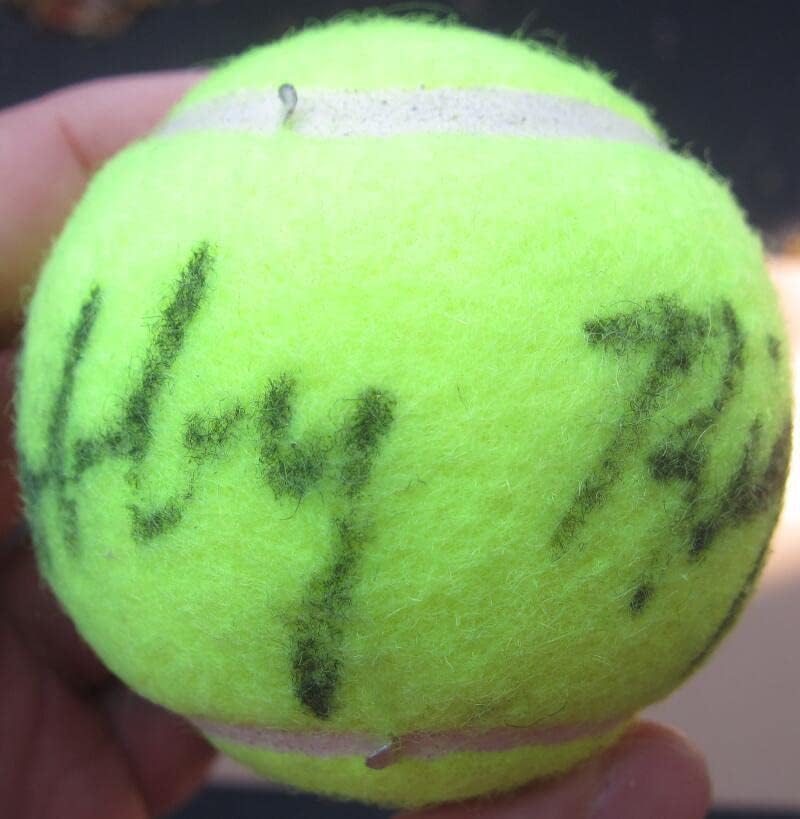 Тенис-топка с автограф от Боби Риггса PSA/DNA Battle of the Sexes auto RARE - Тенис топки с автограф