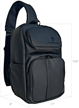 Дополните пътуването универсална система против кражба чанта TRAVELERTODD sling bag. Тази чанта през рамо обем 12 литра