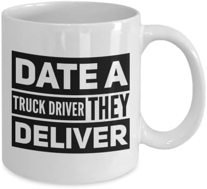 Кафеена Чаша за шофьор на камион, Чаша за камион, Забавна Чаша за шофьор на камион, Подарък за Камион, За съпруг, Човек,
