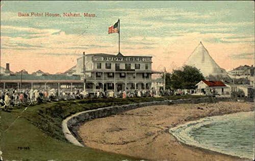 Къща Бас Точка Нахант, Масачузетс, Масачузетс Оригиналната Антични Картичка 1910 г.