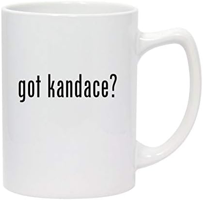 Molandra Products получи kandace? - 14 грама Бели Керамични чаши Кафе Държавник
