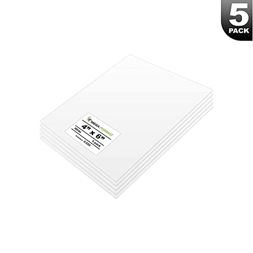 Бял лист гъвкави пластмасови плочи от полистирол 4 x 6 (с дебелина 0,020 мм), Стироловый лист, идеален за моделиране на проекти, дисплеи, Пластмасови листове за diy, листа ?