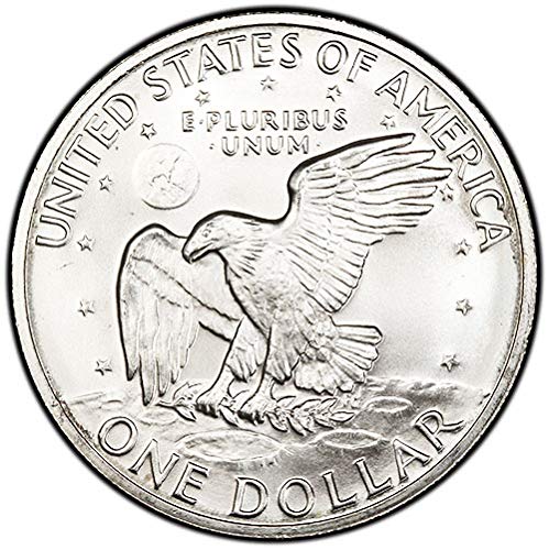 Сребърен долар Айзенхауер 1972 година на издаване , не Обращавшийся на Монетния двор на САЩ