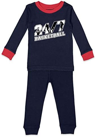 Комплект спортни детски ризи и панталони за баскетбол 24/7 с обръча
