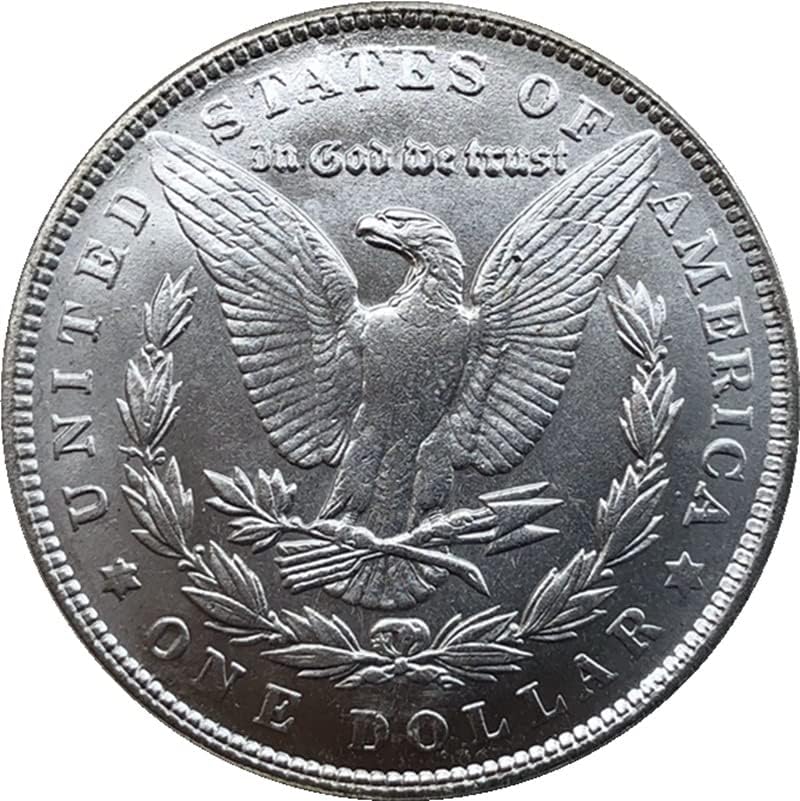 1893 P Версия на Американската монети Морган Сребърен Долар Месинг със сребърно покритие Антикварни Чуждестранни Възпоменателни монети, Ръчно изработени