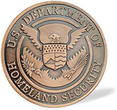 Монета на повикване националната сигурност на САЩ Монета покана на Министерството на правоохранителните органи.