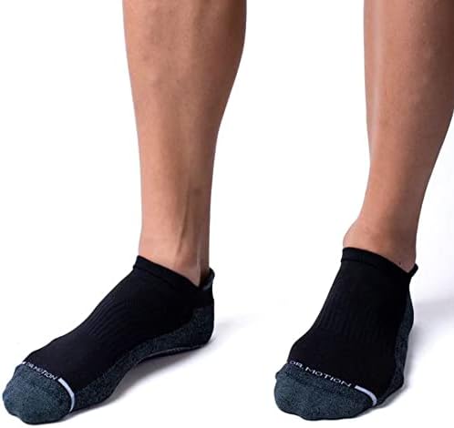 Мъжки Компресия Чорапи Dr. Motion с Ниско деколте и Мека Подплата Глезените с Супинатором 4 Чифта