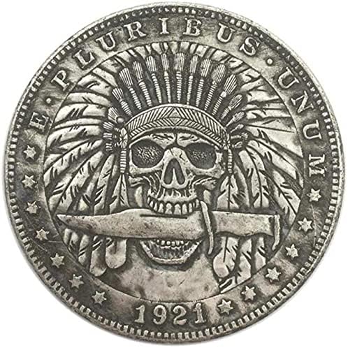 Колекция възпоменателни монети от Костите на 1921 г. 3D Антични Възпоменателна Монета Морган Хубо Копие Декорация на