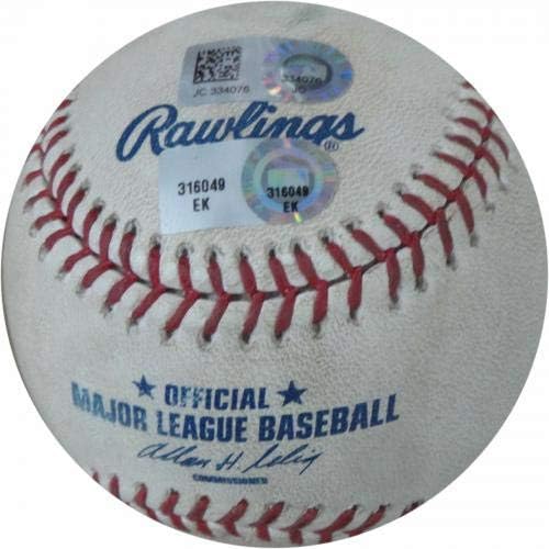 Клейтън Kershaw Използва Подписани бейзболни топки Доджърс 6/5/13 Крис Денорфиа 316049 - MLB Използвани Бейзболни топки
